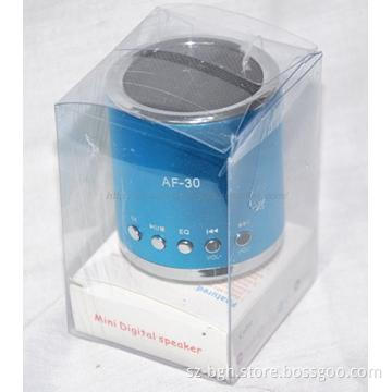 Hi-Fi digital Mini Cylinder USB Speaker with bottom light